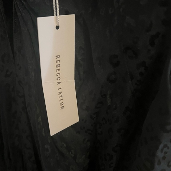 Rebecca Taylor jumpsuit black hearts silk NWT small - Picture 6 of 16